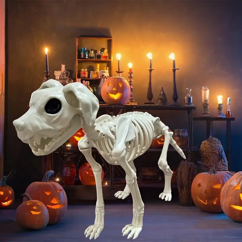 Halloween Dog Skeleton Outdoor Decoration Halloween - Tophatter Daily Deals