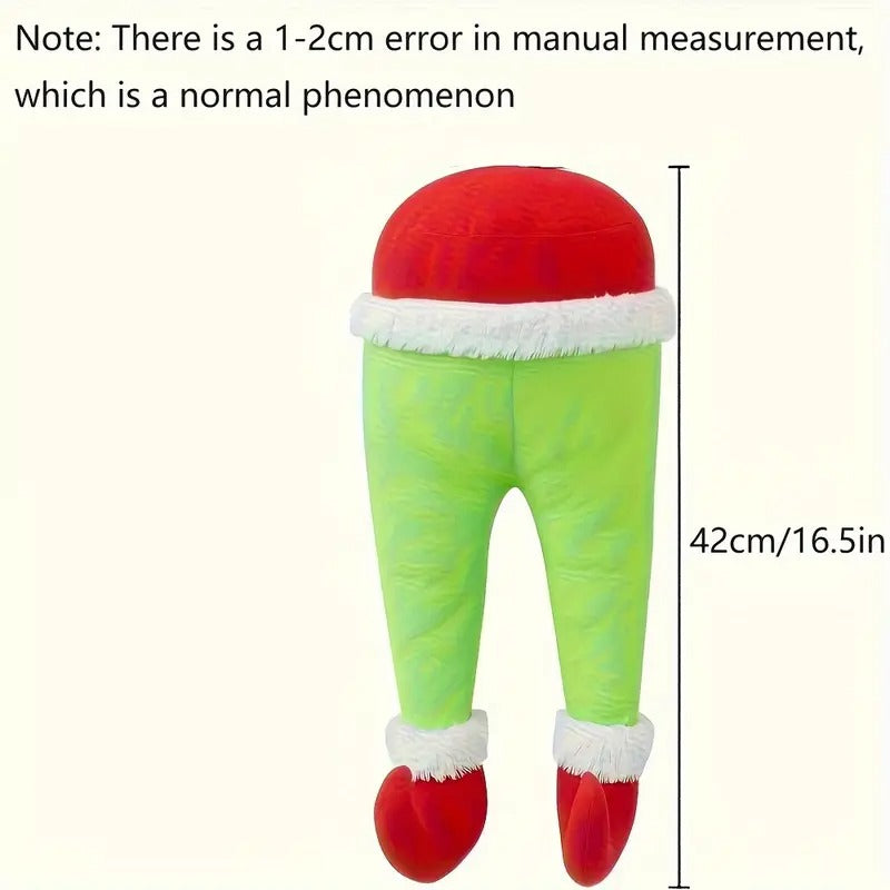 Plush Elf Leg Decoration Christmas Tree Ornament Christmas - Tophatter Daily Deals