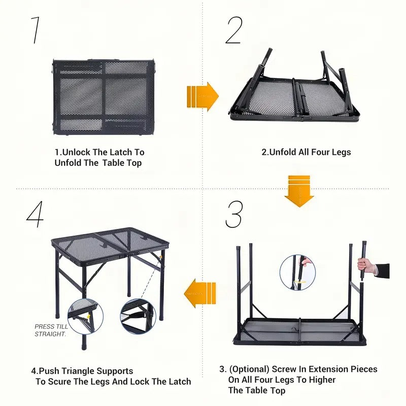 Black Metal Casual Side Table - Tophatter Daily Deals