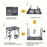 Black Metal Casual Side Table - Tophatter Daily Deals