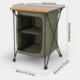 Storage Cabinet Table Camping Outdoor Recreation > Camping > Camp Furniture - Tophatter Daily Deals