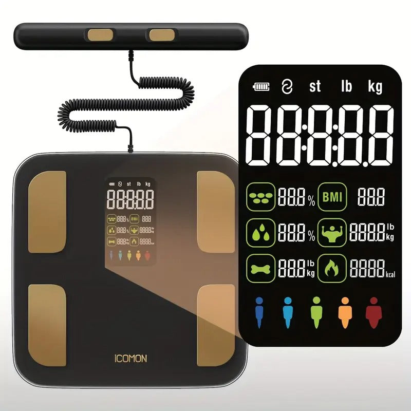 Wireless Smart Body Scale with LED Display Kitchen Appliances - Tophatter Daily Deals