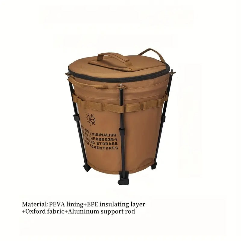 20L Ice Bucket with Handle Camping & Hiking - Tophatter Daily Deals