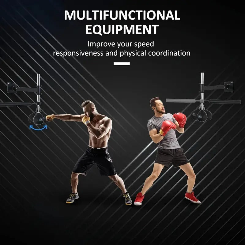 Wall-Mounted Adjustable Height Speed Bag Platform Punching & Training Bags - Tophatter Daily Deals