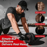 Core Abdominal Wheel Roller with Knee Pad Fitness, Health and Wellbeing > Gym Equipment - Tophatter Daily Deals