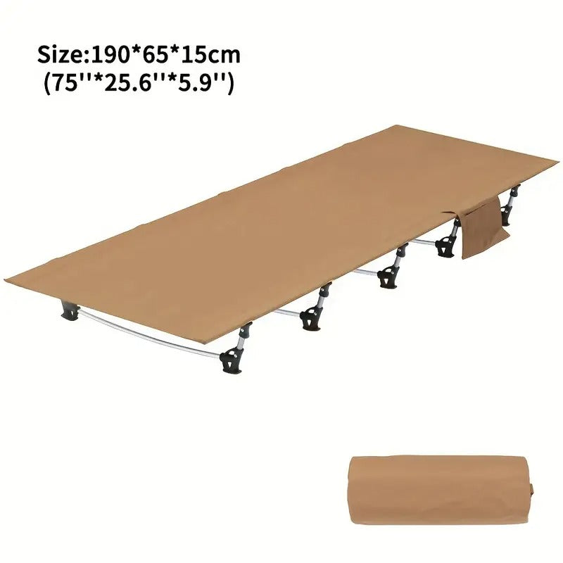 Camping Cot Folding Ultralight Outdoor Bed Outdoor Recreation > Camping > Camp Furniture - Tophatter Daily Deals