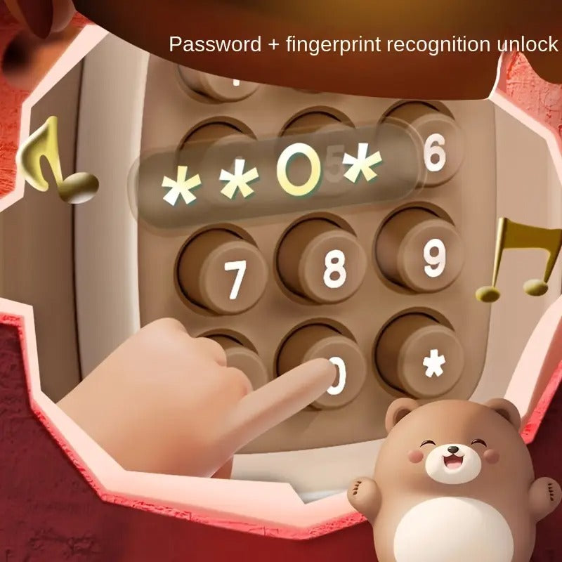 Music Penny Bank Fingerprint Password Savings Box Gift Baby & Kids > Toys - Tophatter Daily Deals