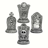 2D Halloween Tombstone Yard Decorations (Set of 4) Halloween - Tophatter Daily Deals