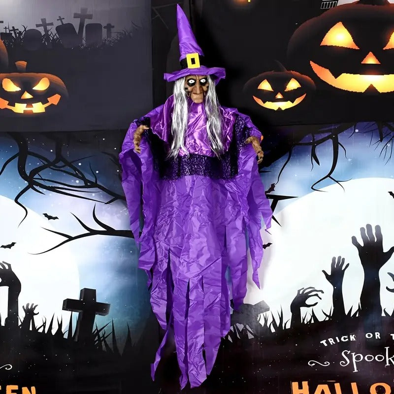 Spooky Witch Costume Halloween Hanging Decoration Halloween - Tophatter Daily Deals