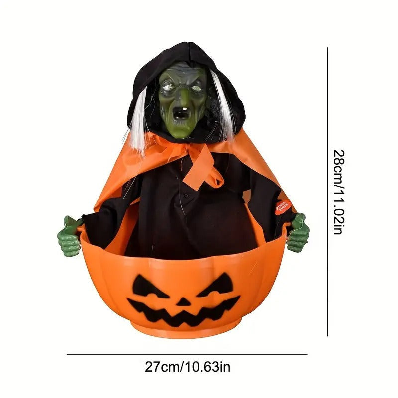 Halloween Skeleton Haunted House Decoration with Voice Control Halloween - Tophatter Daily Deals
