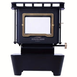 Retro Stainless Steel Camping Stove with Window Outdoor Grills - Tophatter Daily Deals