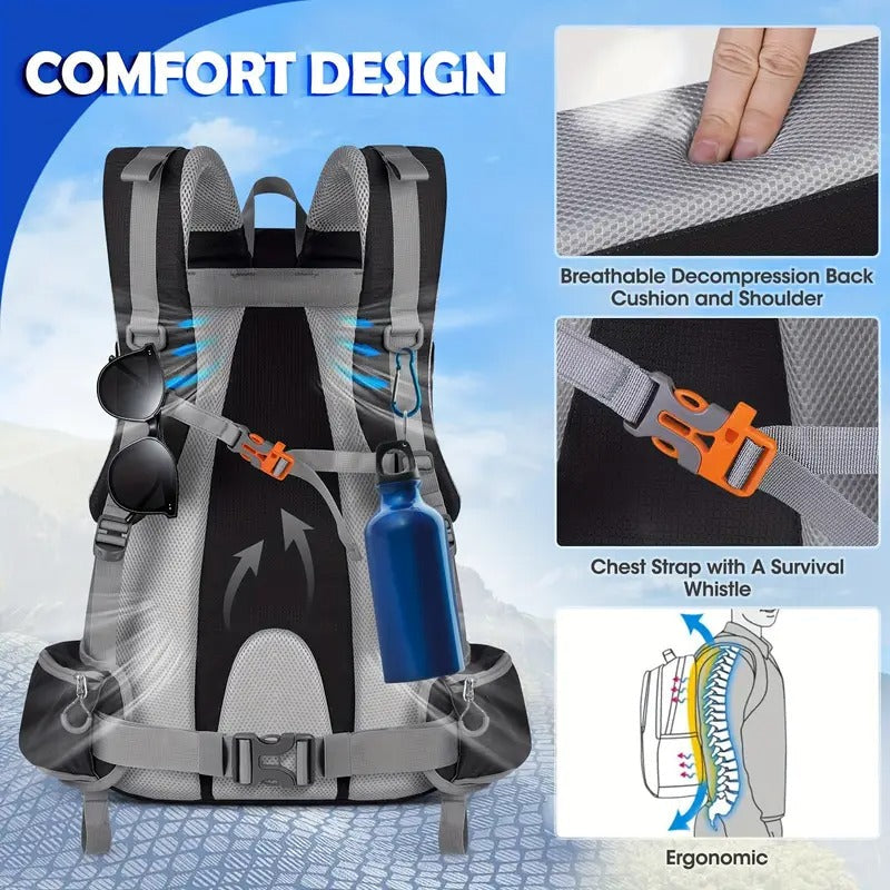 Hiking Backpack Outdoor Travel Daypack Home & Garden > Travel > Backpacks - Tophatter Daily Deals