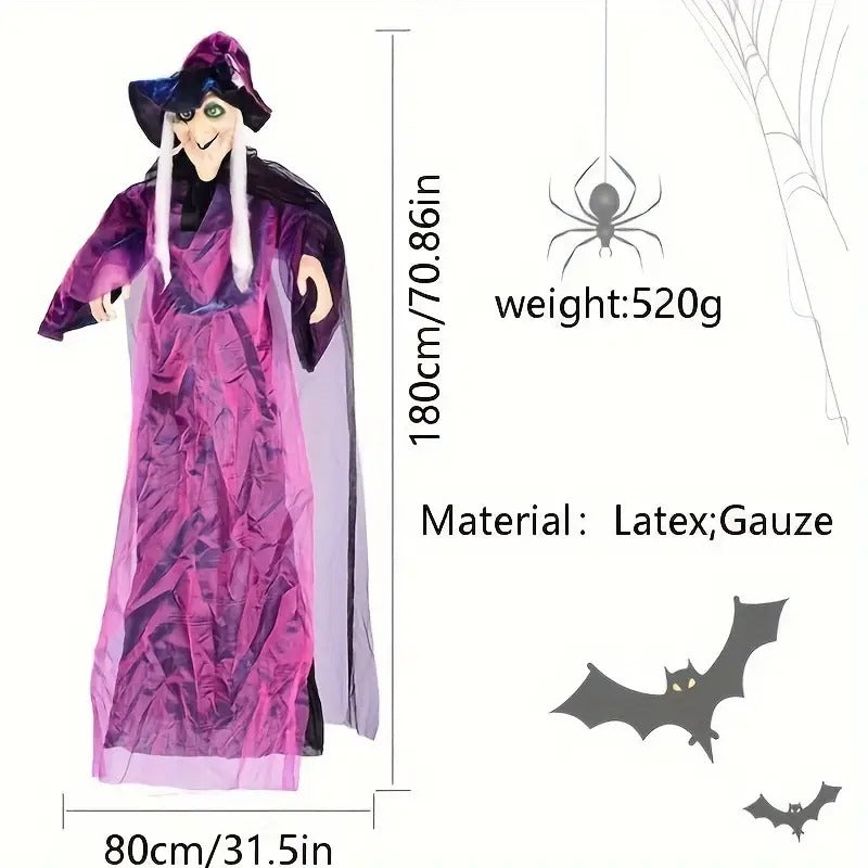 Spooky Halloween Witch Decor Voice Activated Halloween - Tophatter Daily Deals