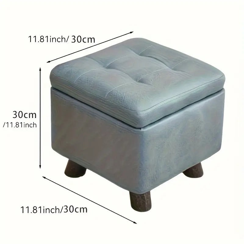 Multifunctional Storage Stool Cushioned Flip-Top Organizer Storage & Entryway Benches - Tophatter Daily Deals