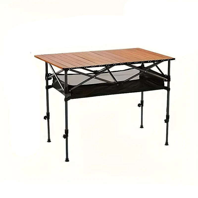 Adjustable Height Folding Camping Table Outdoor Recreation > Camping > Camp Furniture - Tophatter Daily Deals