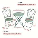 RV Camping Foldable Outdoor Bar Set (3pcs) Furniture > Outdoor > Outdoor Tables - Tophatter Daily Deals
