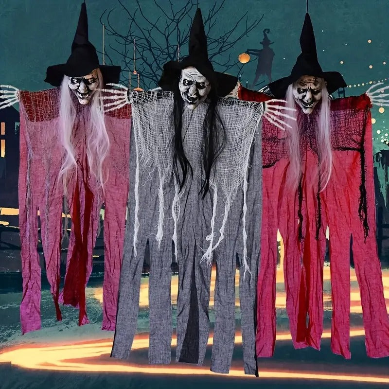 Halloween Witch Decoration for Outdoor Halloween - Tophatter Daily Deals