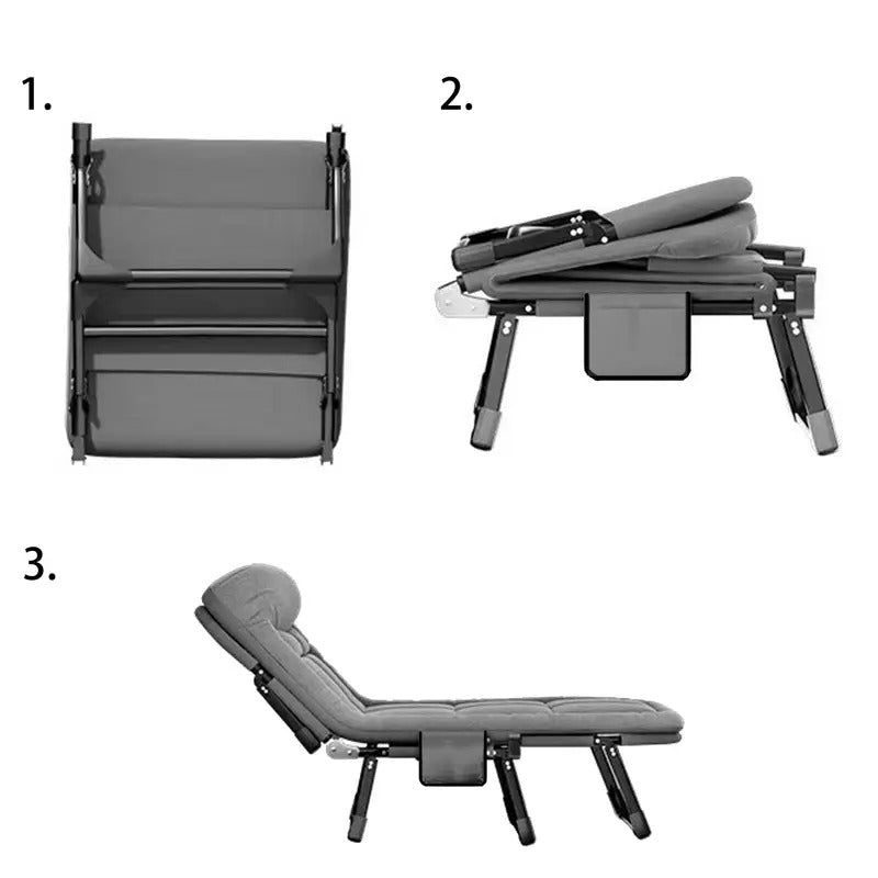 Folding Bed for Camping and Office Outdoor Recreation > Camping > Camp Furniture - Tophatter Daily Deals