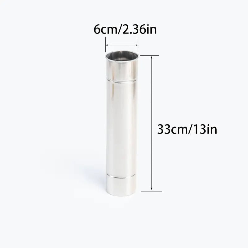 Portable Foldable Wood Stove with 7 Chimneys Outdoor Grills - Tophatter Daily Deals