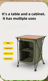 Storage Cabinet Table Camping Outdoor Recreation > Camping > Camp Furniture - Tophatter Daily Deals
