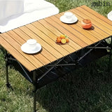 Adjustable Height Folding Camping Table Outdoor Recreation > Camping > Camp Furniture - Tophatter Daily Deals