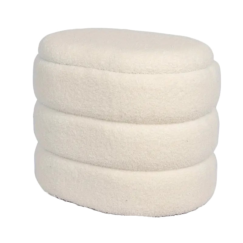 Storage Stool Mushroom Shape with Plush Seat Folding Chairs & Stools - Tophatter Daily Deals