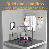 Mini Trampoline with Safety Pad Trampolines - Tophatter Daily Deals