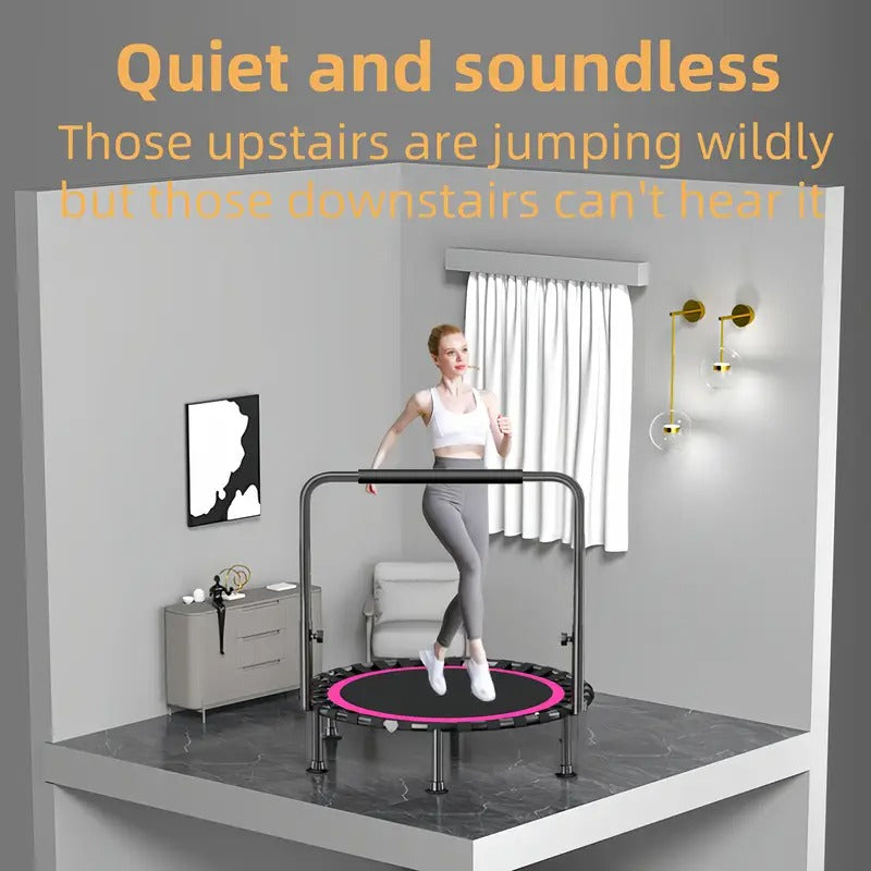 Mini Trampoline with Safety Pad Trampolines - Tophatter Daily Deals