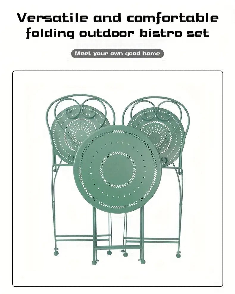 RV Camping Foldable Outdoor Bar Set (3pcs) Furniture > Outdoor > Outdoor Tables - Tophatter Daily Deals