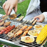 Portable Foldable Stainless Steel Grill for Outdoor Use Outdoor Grills - Tophatter Daily Deals