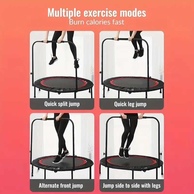 Mini Trampoline with Safety Pad Trampolines - Tophatter Daily Deals