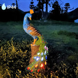 Solar Peacock Resin Statue Light for Garden Decor Lawn Ornaments & Garden Sculptures - Tophatter Daily Deals