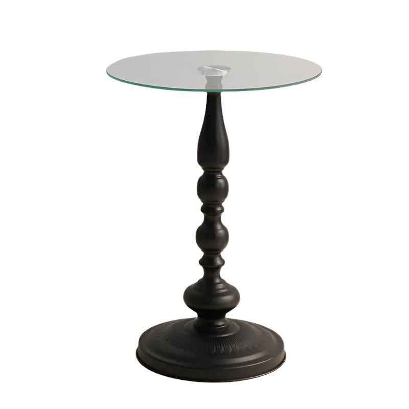 Corner Table Round Minimalist Side Table (Black) End & Side Tables - Tophatter Daily Deals