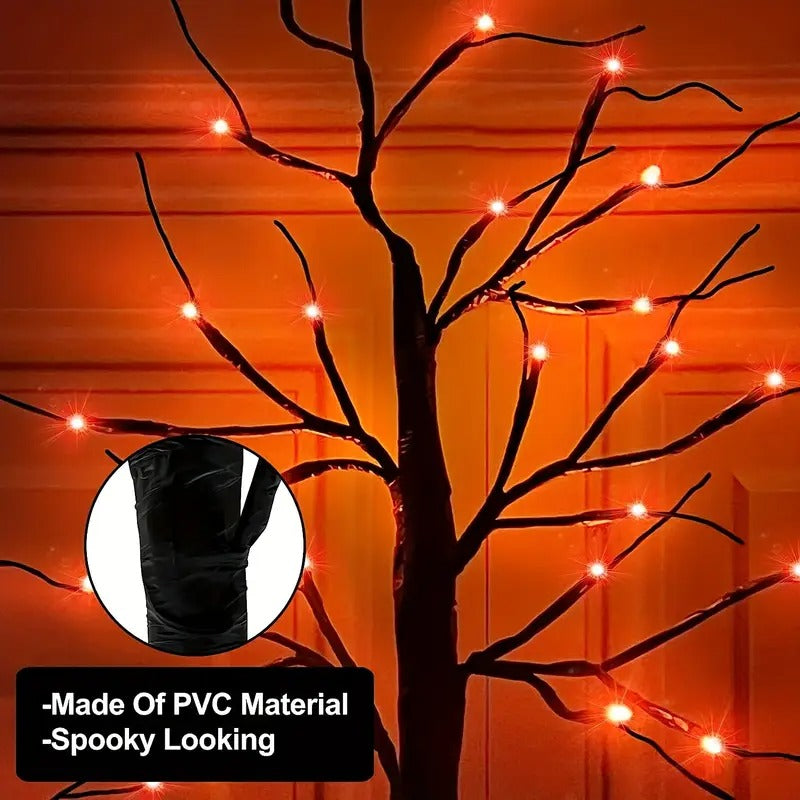 Halloween Birch Tree Light USB Battery Operated Halloween - Tophatter Daily Deals