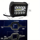 Car LED Strip Light Set with Hook Bracket Motor Vehicle Frame & Body Parts - Tophatter Daily Deals