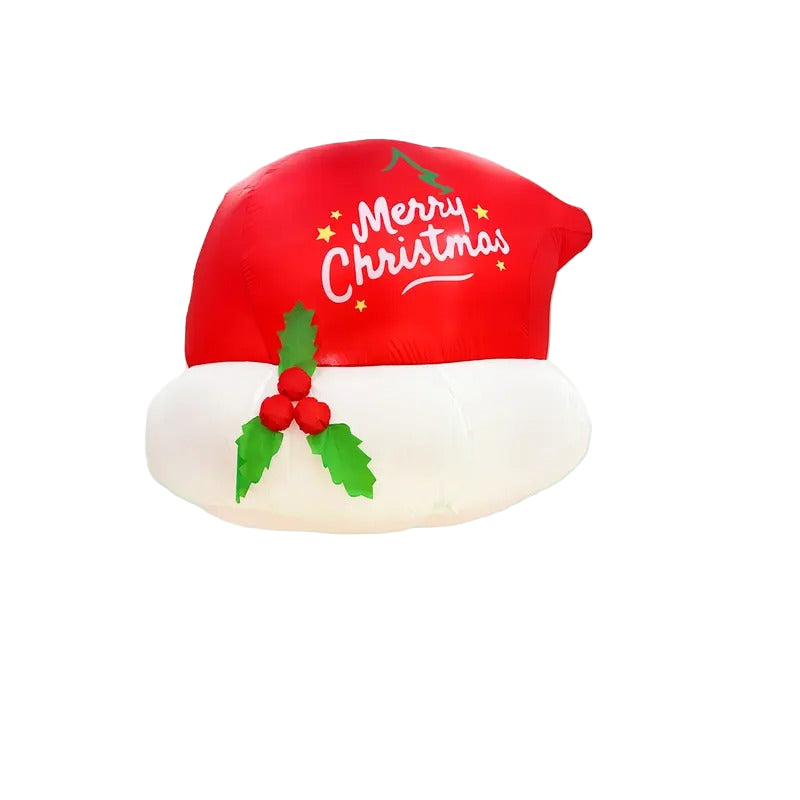 Santa Hat with LED Lights Christmas Display Christmas - Tophatter Daily Deals