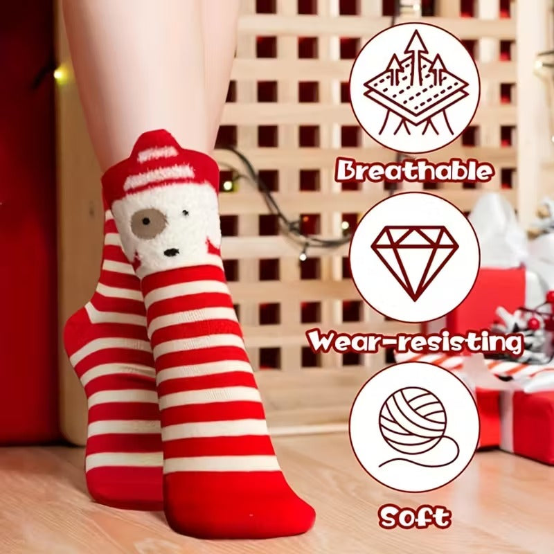 Classic Cotton Christmas Stockings (12 Pairs) Christmas - Tophatter Daily Deals
