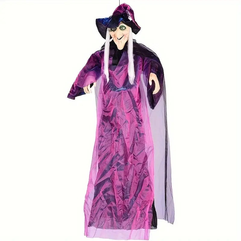 Spooky Halloween Witch Decor Voice Activated Halloween - Tophatter Daily Deals