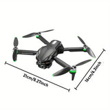 Dual Camera Brushless Remote-Control Drone for Adults Remote Control Toys - Tophatter Daily Deals