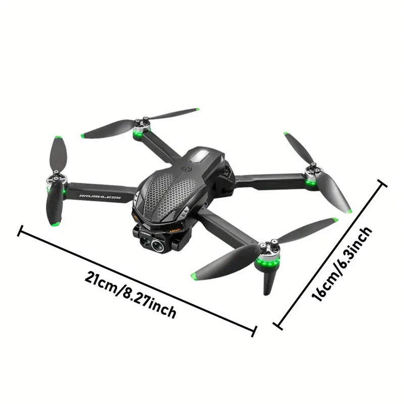 Dual Camera Brushless Remote-Control Drone for Adults Remote Control Toys - Tophatter Daily Deals