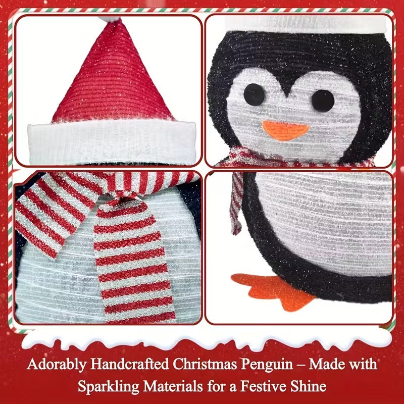 Christmas Penguin Decorative Light White Glow Christmas - Tophatter Daily Deals