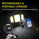 Magnetic Portable LED Work Light Rechargeable Auto Accessories > Tools - Tophatter Daily Deals