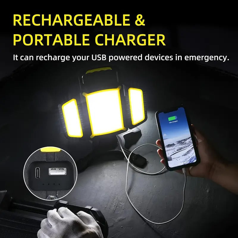 Magnetic Portable LED Work Light Rechargeable Auto Accessories > Tools - Tophatter Daily Deals