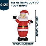 Giant Inflatable Santa Claus Balloon Decoration Christmas - Tophatter Daily Deals