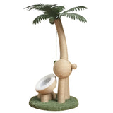 Coconut Tree Cat Scratching Post with Ball Toy Cat Furniture - Tophatter Daily Deals