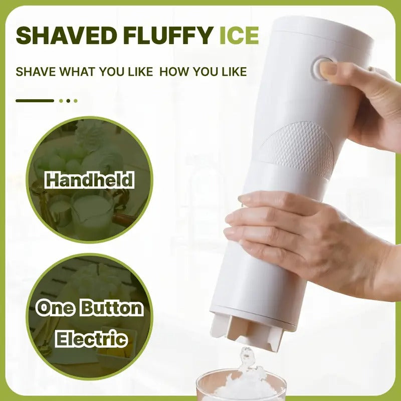 Battery Ice Crusher Snow Cone Shaver Appliances > Kitchen Appliances > Ice Makers - Tophatter Daily Deals