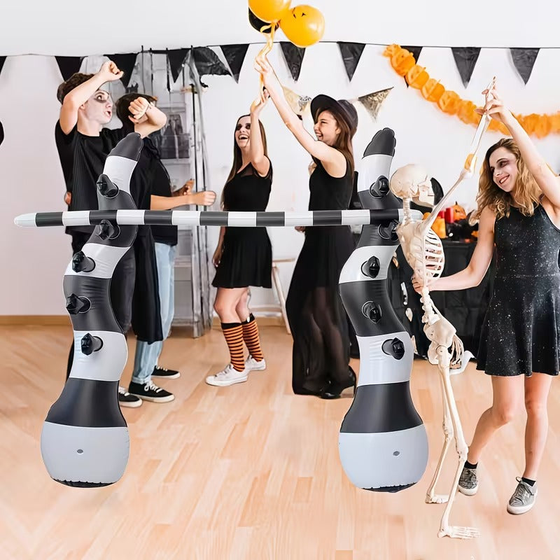 Inflatable Limbo Party Set Sandworm Halloween - Tophatter Daily Deals