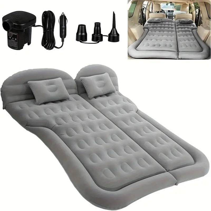 Inflatable Car Mattress with Air Pump Outdoor Recreation > Camping > Camp Furniture - Tophatter Daily Deals