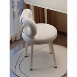 Vanity Stool with Bow Backrest Butterfly Design Chairs - Tophatter Daily Deals