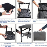 Adjustable Folding Camping Table with Storage Mesh Camping & Hiking - Tophatter Daily Deals